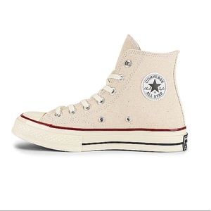 Chuck 70 Hi Sneaker in Parchment, Garnet & Egret